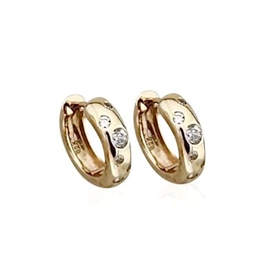 by Eda Çetin - Grazia Stone Hoop Earrings
