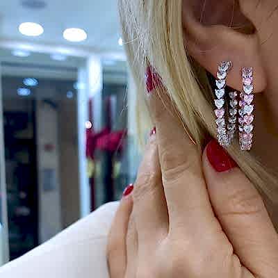 by Eda Çetin - Heart Hoop Earrings (1)