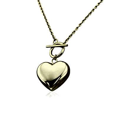 by Eda Çetin - Heart Italian Necklace