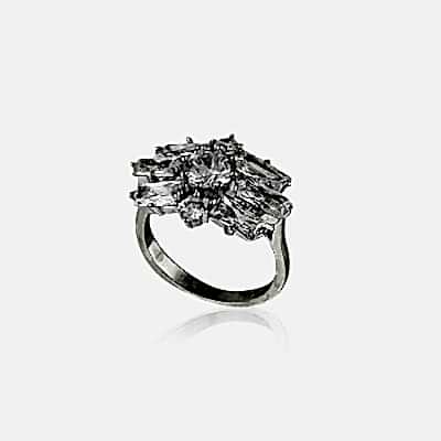 Helios Baguette Stone Ring - Thumbnail