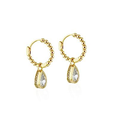 by Eda Çetin - Hoop Drop Earrings (1)