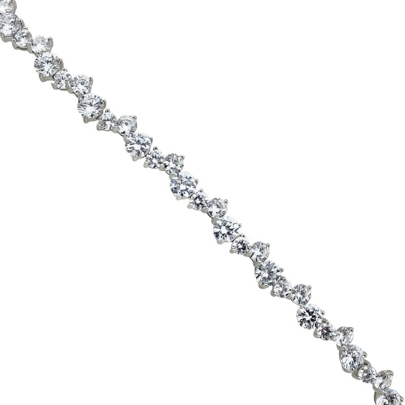 Ivy Asymmetrical Tennis Bracelet