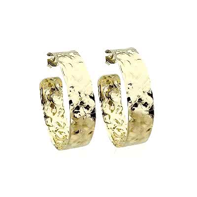 by Eda Çetin - Ivy Italian Hoop Earrings