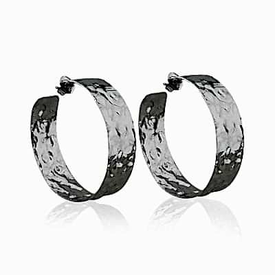 Ivy Italian Hoop Earrings - Thumbnail