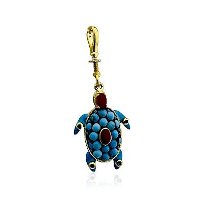 by Eda Çetin - Turtle Pendant