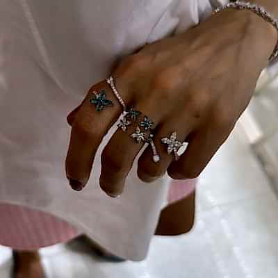 by Eda Çetin - London Blue Double Marquise Ring (1)