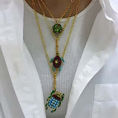 by Eda Çetin - Lucky Ladybug Collection Necklace - Thick Chain (1)
