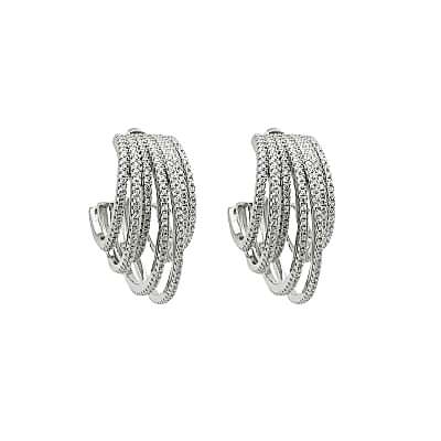 by Eda Çetin - Luzia Stone Hoop Earrings