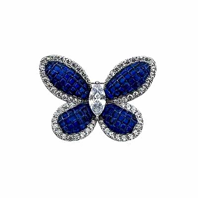 Martina Butterfly Brooch - Thumbnail