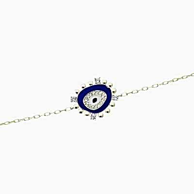 by Eda Çetin - Meis Enameled Evil Eye Bead Bracelet (1)