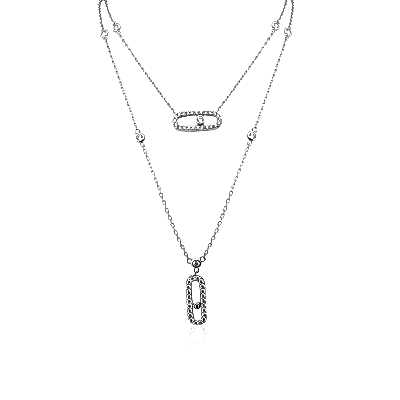 by Eda Çetin - Merina Self Double Necklace 