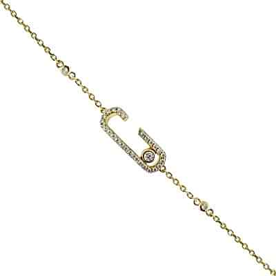 by Eda Çetin - Merina Single Chain Stone Bracelet