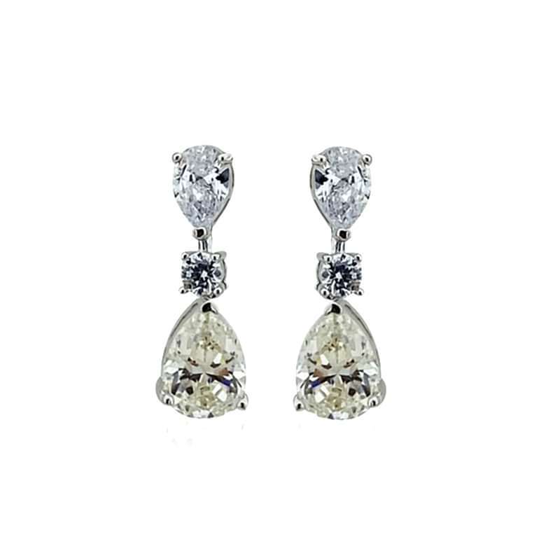 Milena Moissanite Drop Earrings