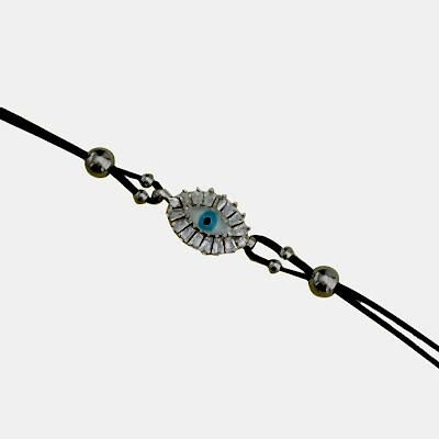 by Eda Çetin - Mini Enamel Eye String Bracelet (1)