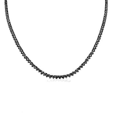by Eda Çetin - Mini Three Prong Tennis Necklace
