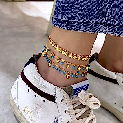 Nives Sequin Anklet - Thumbnail