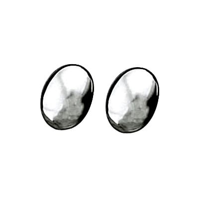 Oval Toffy Italian Earrings - Thumbnail