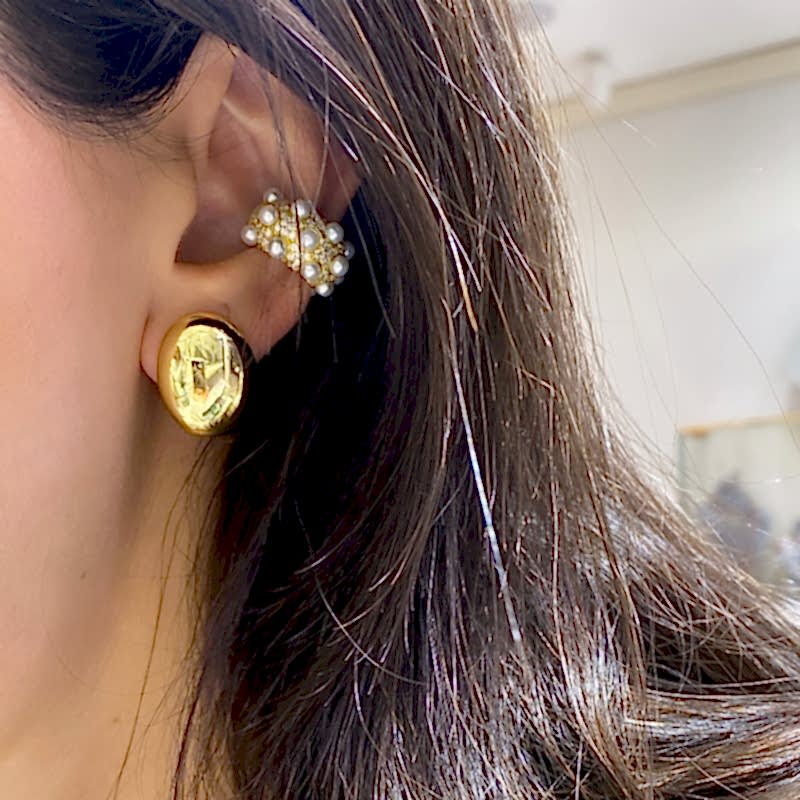 Oval Toffy Italian Earrings