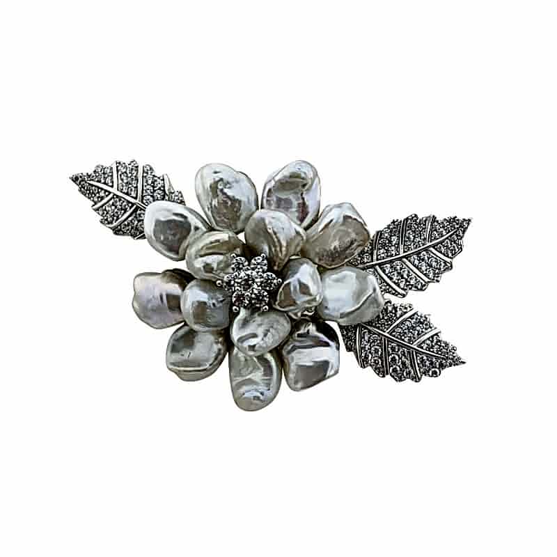 Pearl Flower Brooch