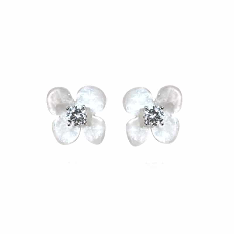 Pearl Flower Earrings