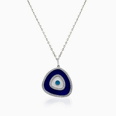 by Eda Çetin - Pera Enamel Evil Eye Bead Necklace (1)
