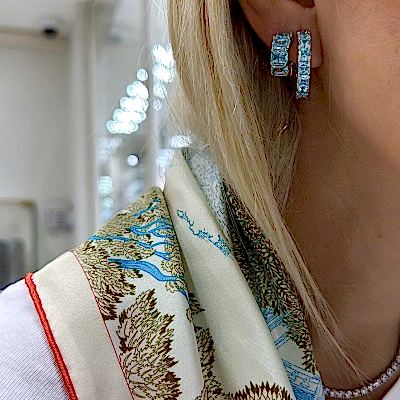 by Eda Çetin - Perla Ice Cut Hoop Earrings (1)