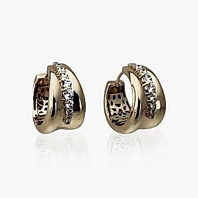 by Eda Çetin - Pure Italian Plate Earrings