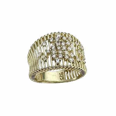 by Eda Çetin - Pure Selection Row Stone Ring (1)