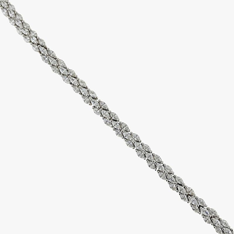Row Marquise Waterway Bracelet