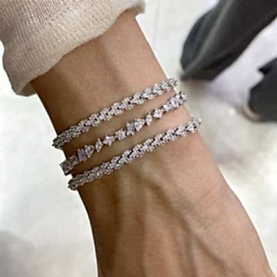 by Eda Çetin - Row Marquise Waterway Bracelet (1)