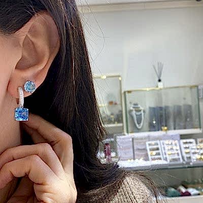 Royal Cut Earrings - Medium Size - Thumbnail