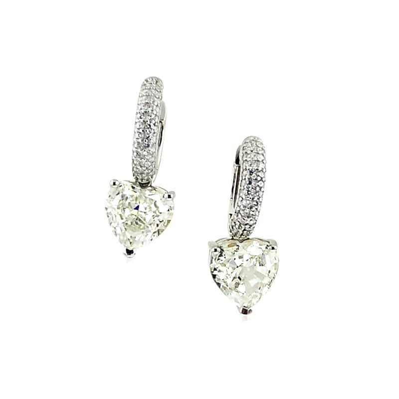 Royal Cut Heart Earrings