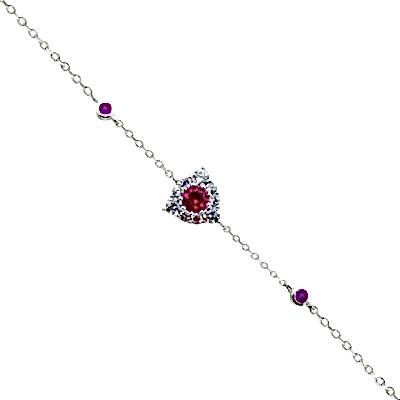 by Eda Çetin - Ruby Nata Italian Bracelet