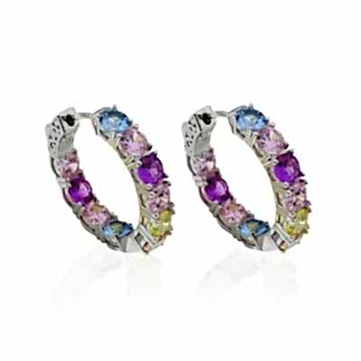 by Eda Çetin - Ruses Colorful Hoop Earrings (1)