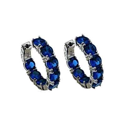 by Eda Çetin - Ruses Colorful Hoop Earrings