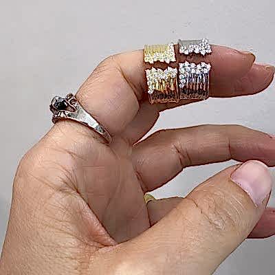 Rute Stone Ring - Thumbnail