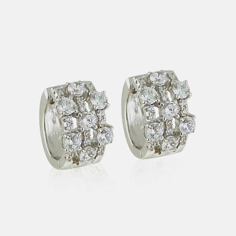Sagra Stone Mini Hoop Earrings
