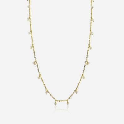by Eda Çetin - Sand Pearl Necklace - 60 cm 