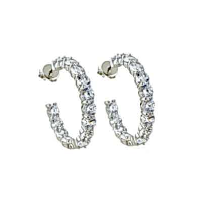 by Eda Çetin - Sardinya G Color Hoop Earrings