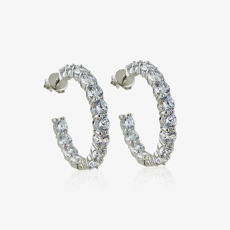 Sardinya G Color Hoop Earrings