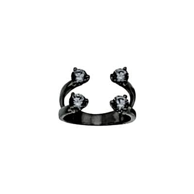 Self Double Solitaire Ring - Thumbnail
