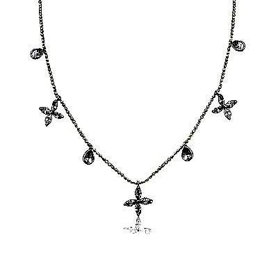by Eda Çetin - Sequential Mude Marquise Necklace - Two Colors