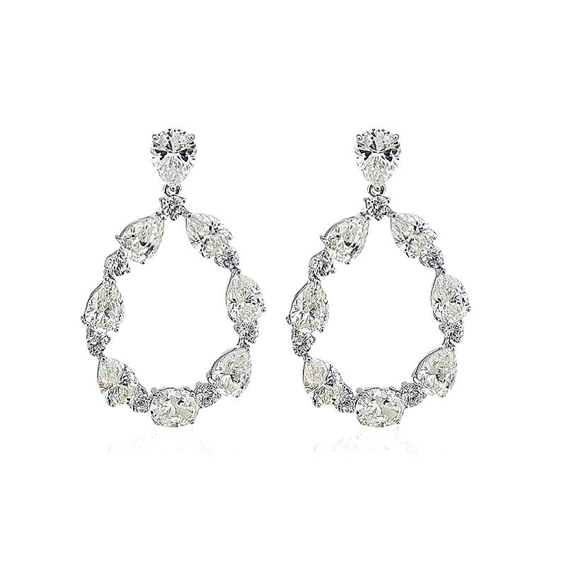 Severn Moissanite Stone Earrings