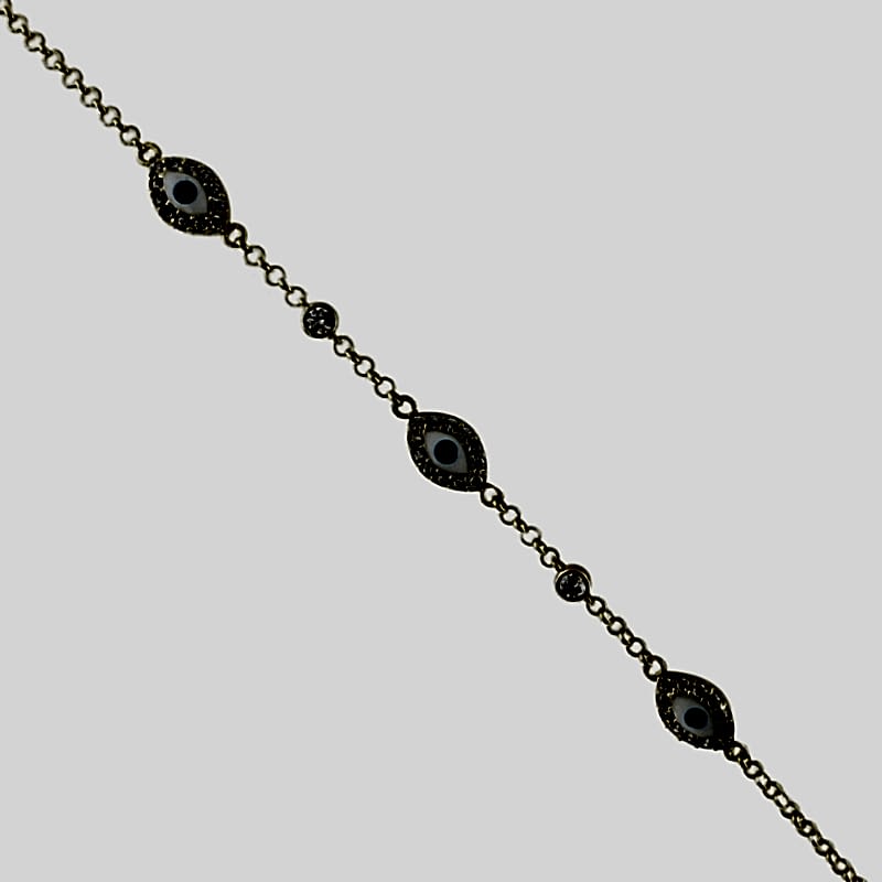 Silva Enamel Eye Bracelet