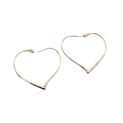 by Eda Çetin - Silva Heart Earrings