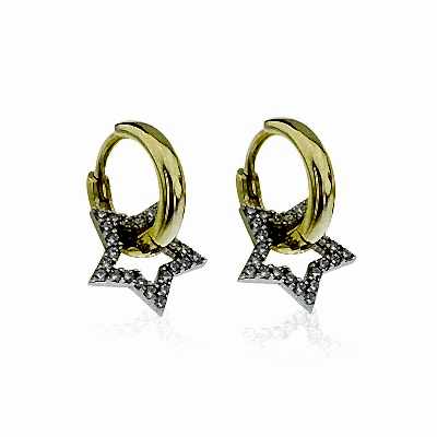 by Eda Çetin - Star Earrings in the Ring