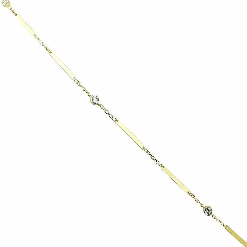 Strip Stone Anklet