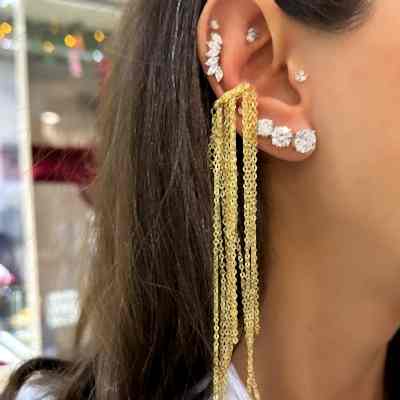 by Eda Çetin - Suzi Pendant Cartilage Earring