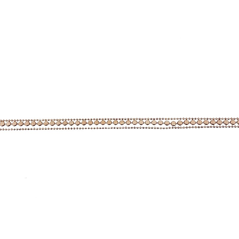 Three Row Italian Chain Anklet