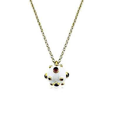 by Eda Çetin - Tourmaline Enamel Necklace (1)